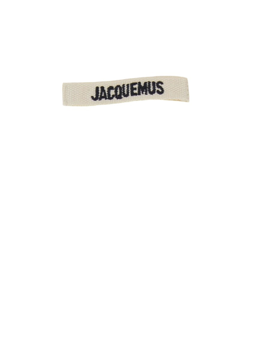 Jacquemus Cropped Cotton Sweatshirt With Drawstring Hood