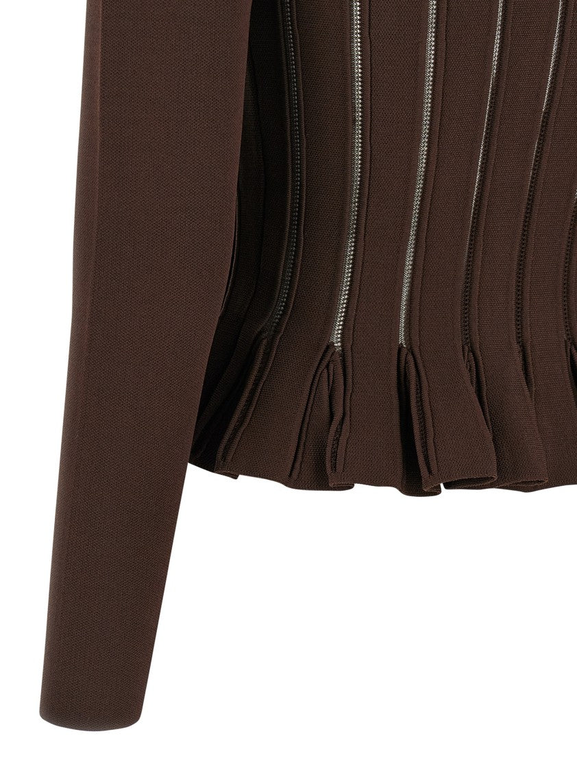 Elisabetta Franchi Cardigan Trama À Jour