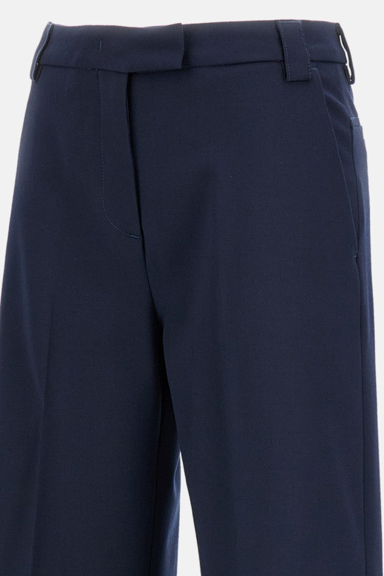 The Latest "Alek" Wool Blend Trousers
