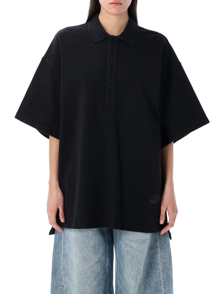 Alexander Wang Relaxed-Fit Polo Shirt With Classic Collar