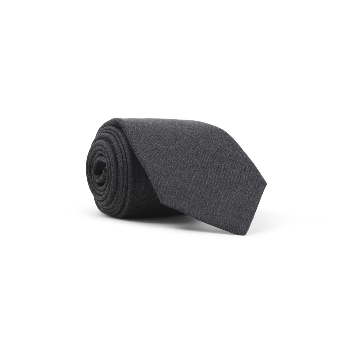 Kiton Dark Grey Wool Tie