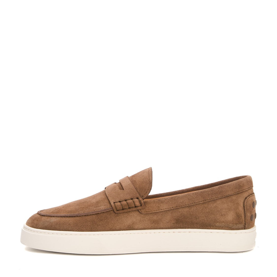 Tod's Box Suede Walnut Moccasin
