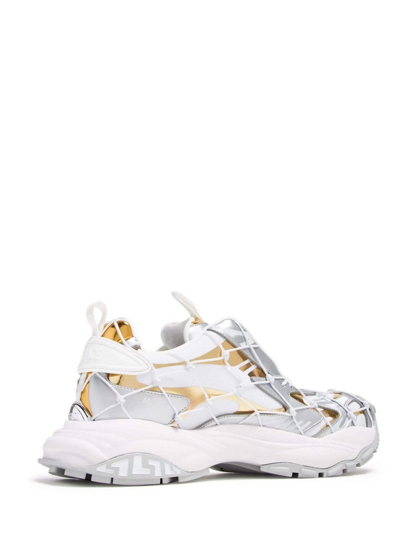 Versace White Mercury M_Vs_03 Futuristic Rope Sneakers