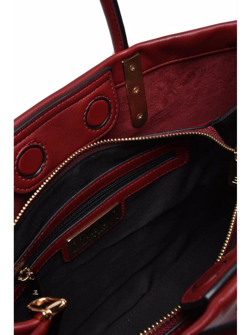 Ermanno Firenze Red Polyurethane Virginia Handbag