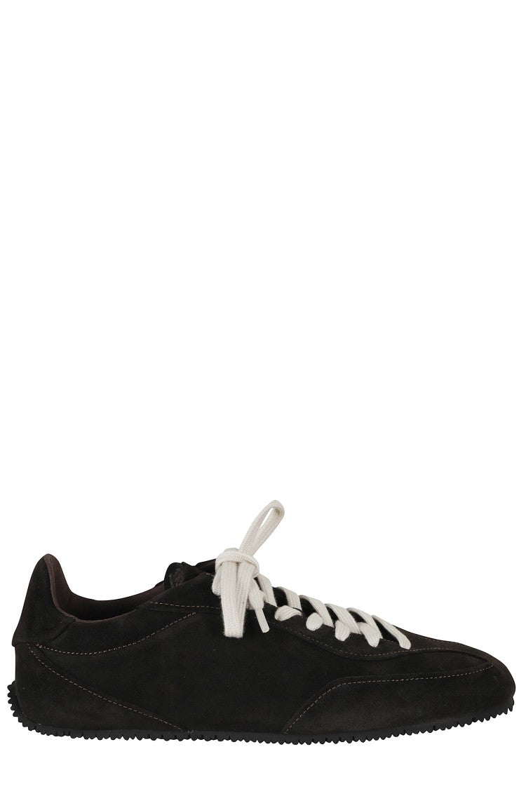 Axel Arigato Dark Brown Suede Daze Runner Sneakers