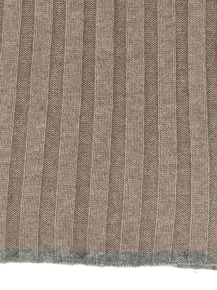 Brunello Cucinelli Ribbed Cashmere Scarf