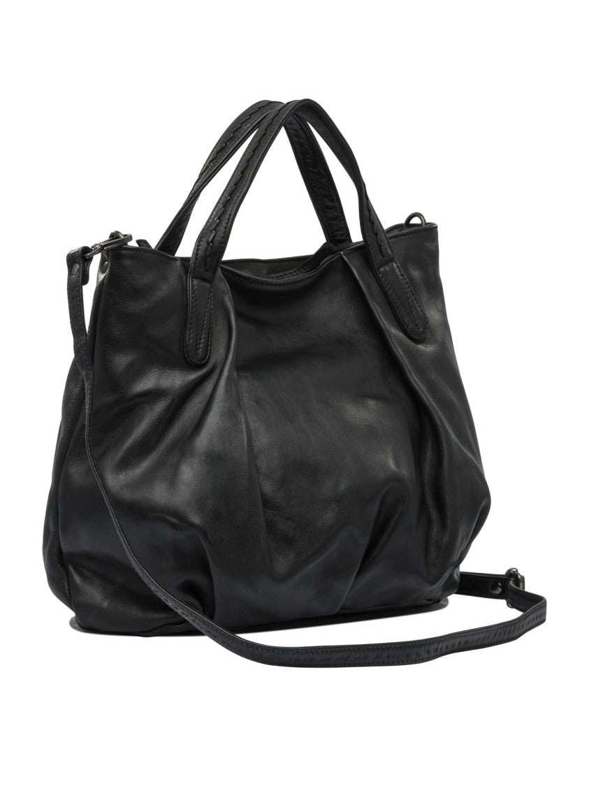 Giancarlo Nevola Spacious Shoulder Bag In Smooth Calf Leather