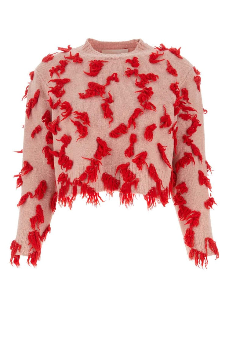 Jil Sander Pink Wool Sweater