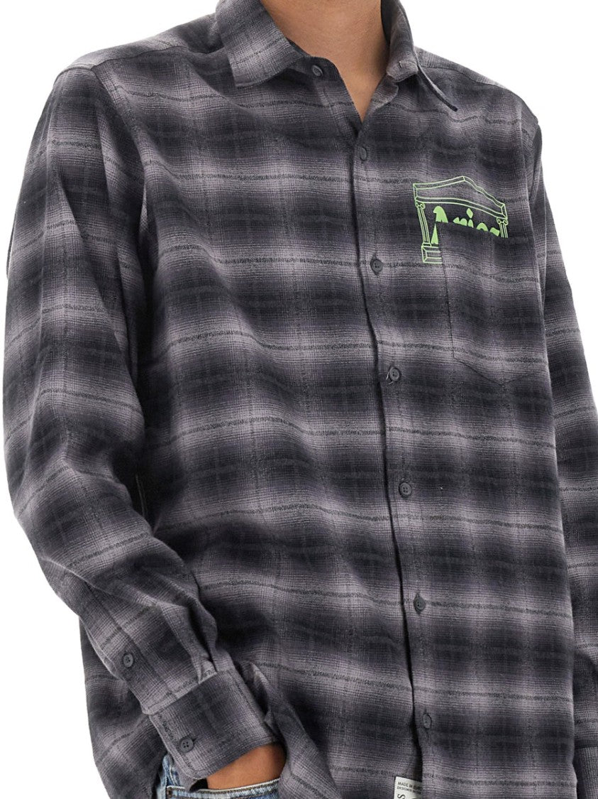 Aries Plaid Pattern Shirt