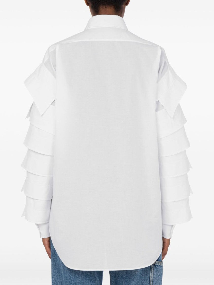 Moschino White Long-Sleeve Shirt