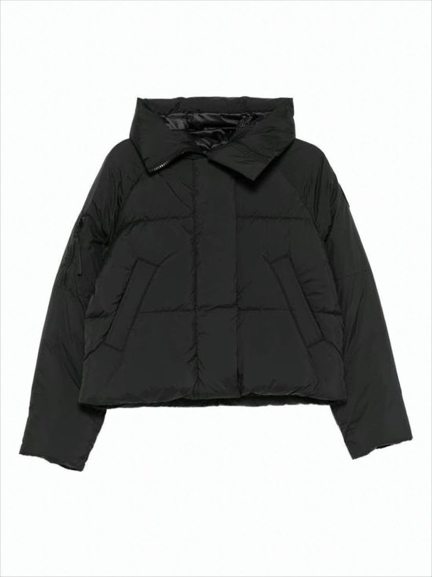 Canada Goose Cropped Puffer Jacket With High Collar