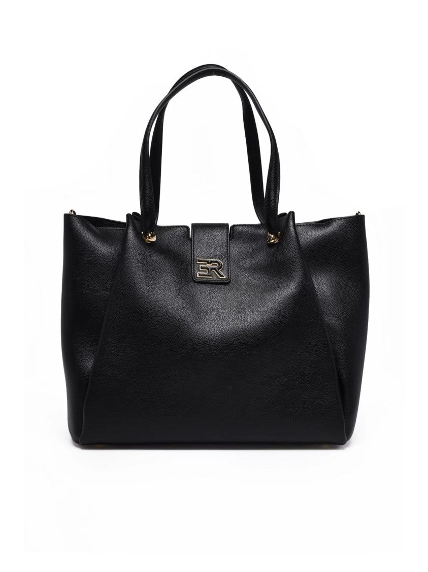 Ermanno Firenze Structured Textured Polyurethane Vally Shoulder Bag