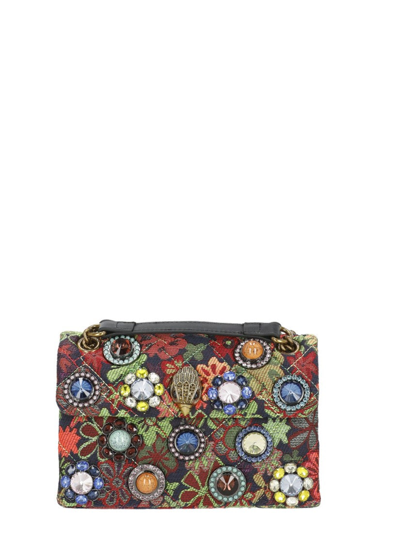 Kurt Geiger Multicolor Kensington Floral Eagle Head Shoulder Bag