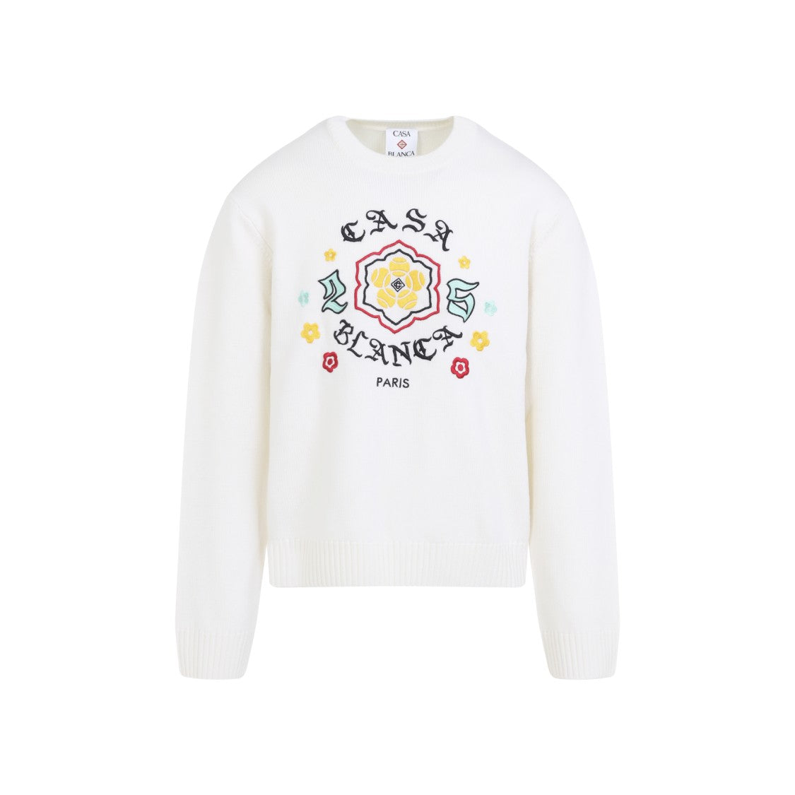Casablanca Bosozuku White Logo Crewneck Sweater