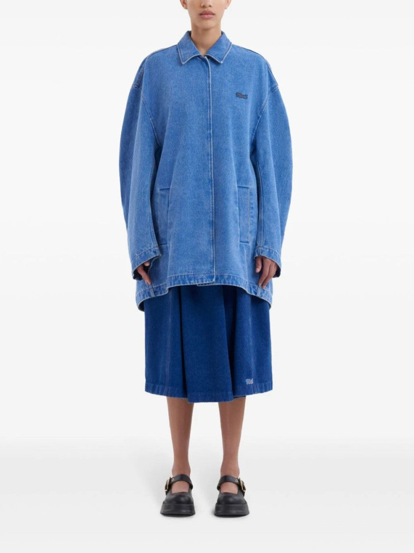 Marni Logo-Appliqué Denim Jacket