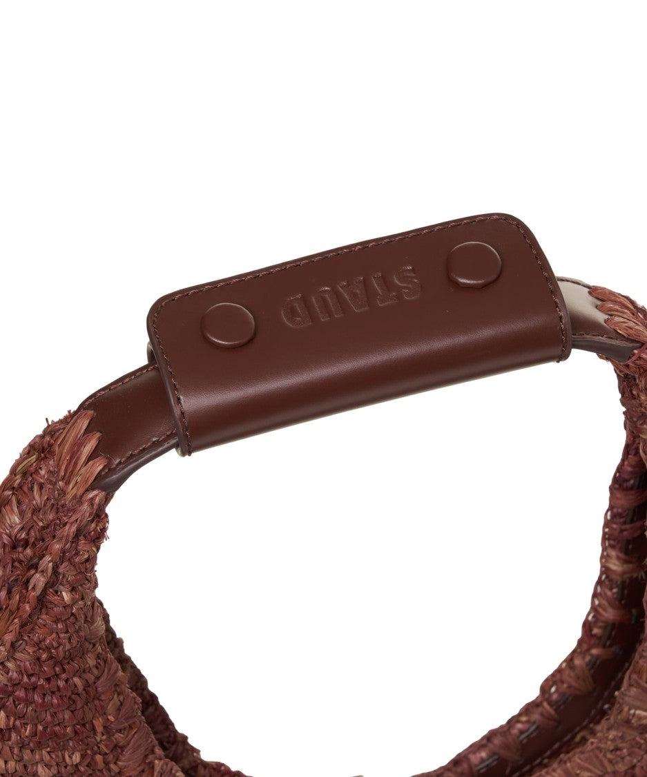 Staud Raffia Moon Bag