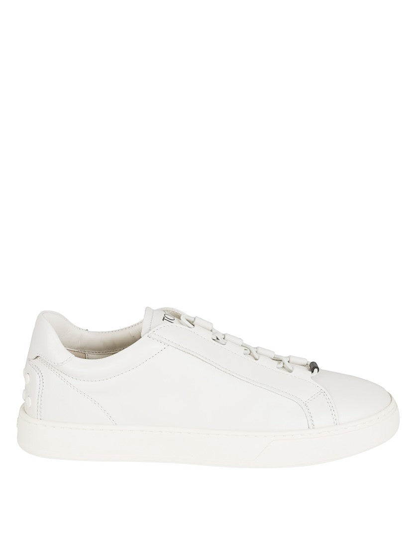 Tod's Calfskin Sneakers With Design