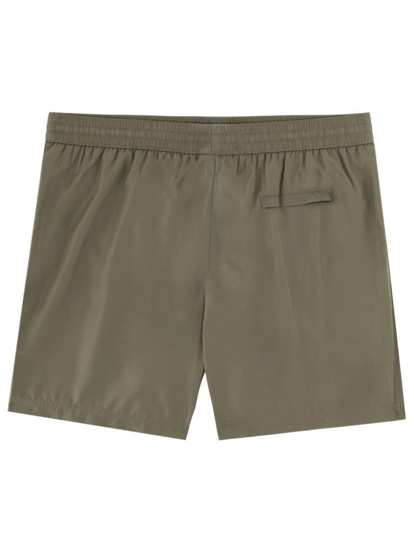 Dolce & Gabbana Neutrals Minimalist Back Pocket Swim Shorts