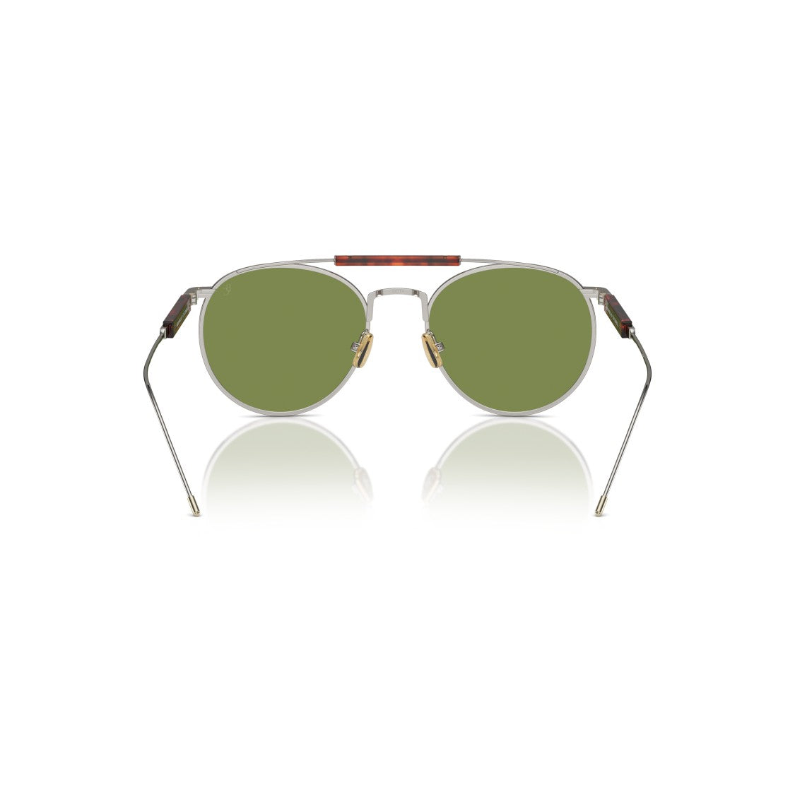 Brunello Cucinelli 0Bc2004st Titanium Frame Sunglasses With Green Lenses