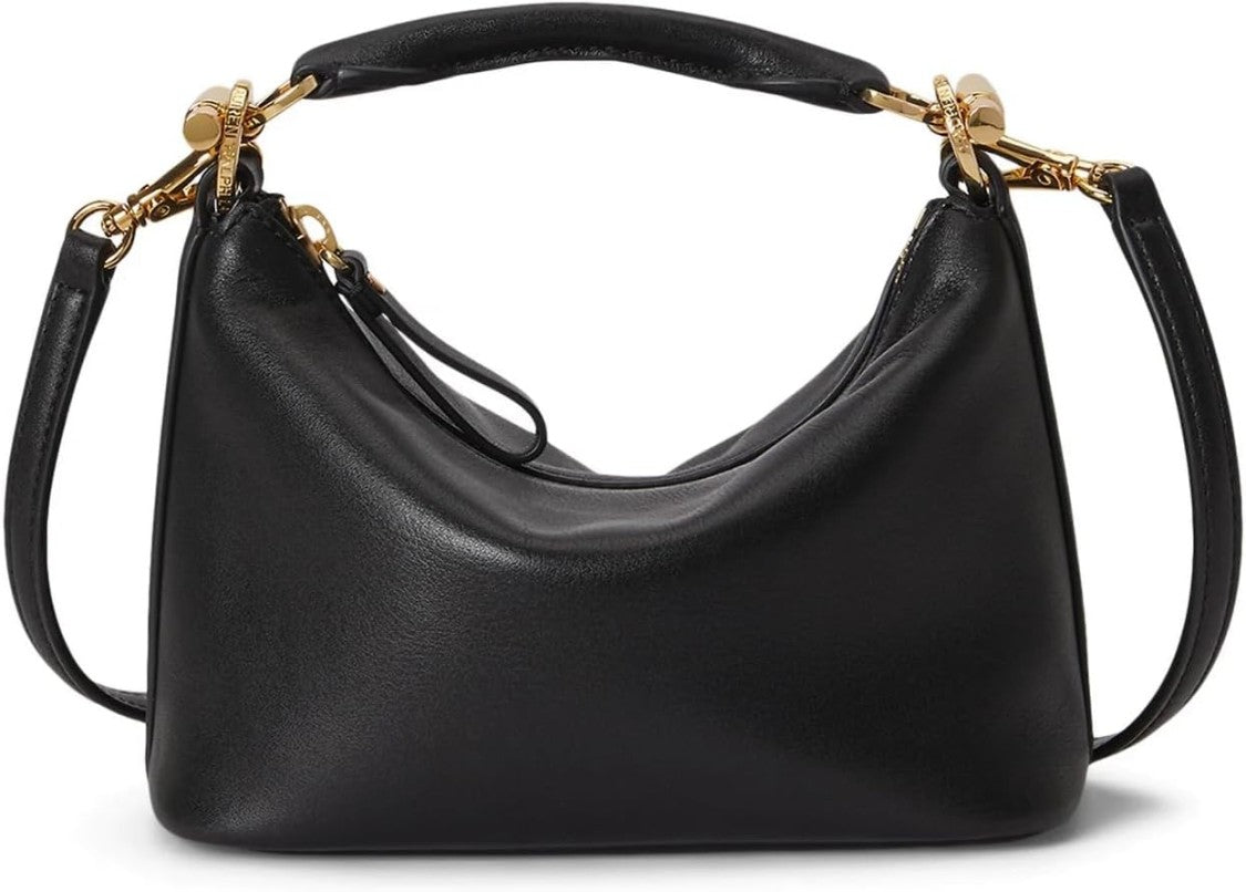 Lauren Ralph Lauren Black Blke Mini Recycled Shoulder Bag