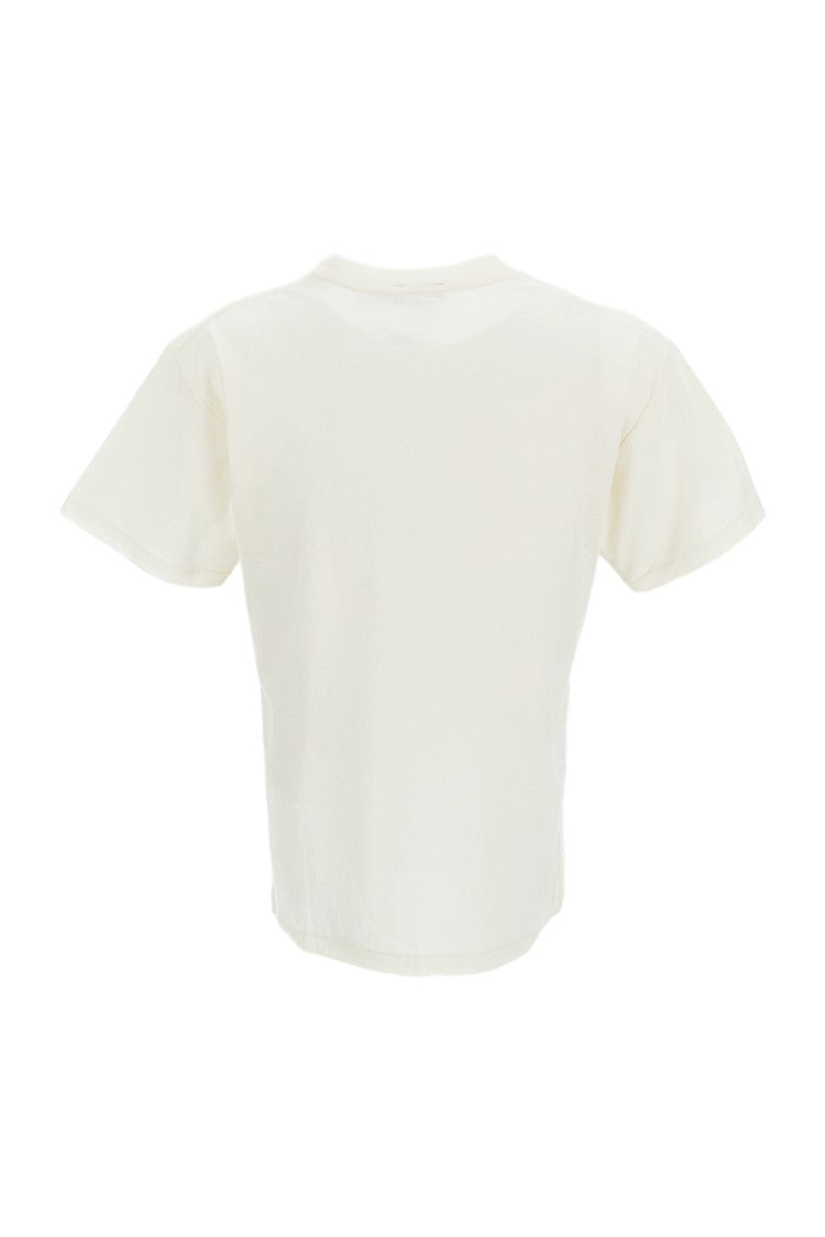 Polo Ralph Lauren Off-White Polo Bear Embossed Cotton T-Shirt