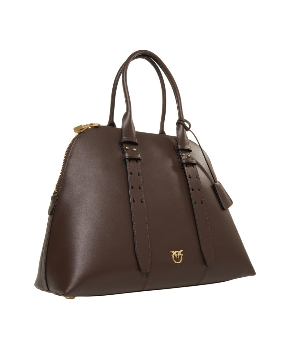 Pinko Bowling Bag With Double-Zip Closure