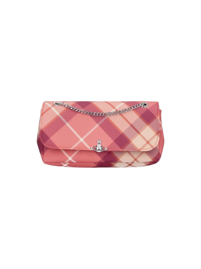 Vivienne Westwood Pink Hazel Medium Eco-Leather Shoulder Bag