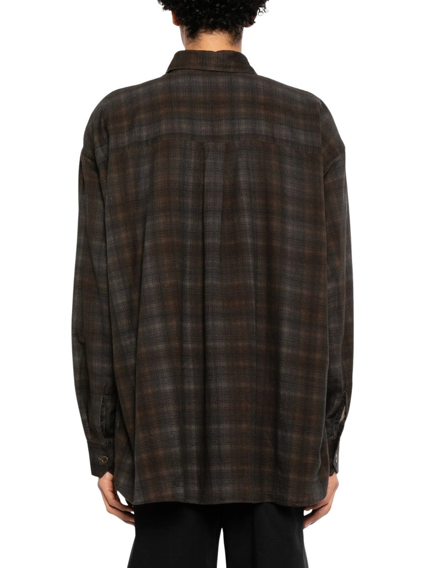 Our Legacy Borrowed Check Oversized Shirt