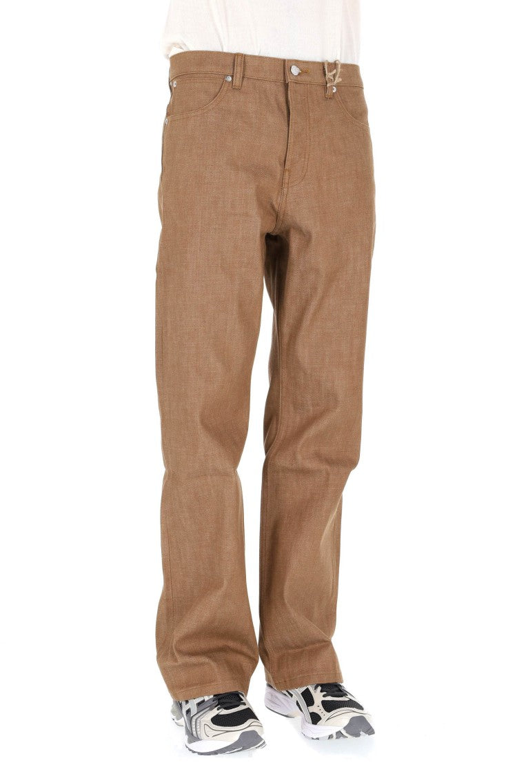A.P.C. Tabacco Japanese Denim Straight Jeans