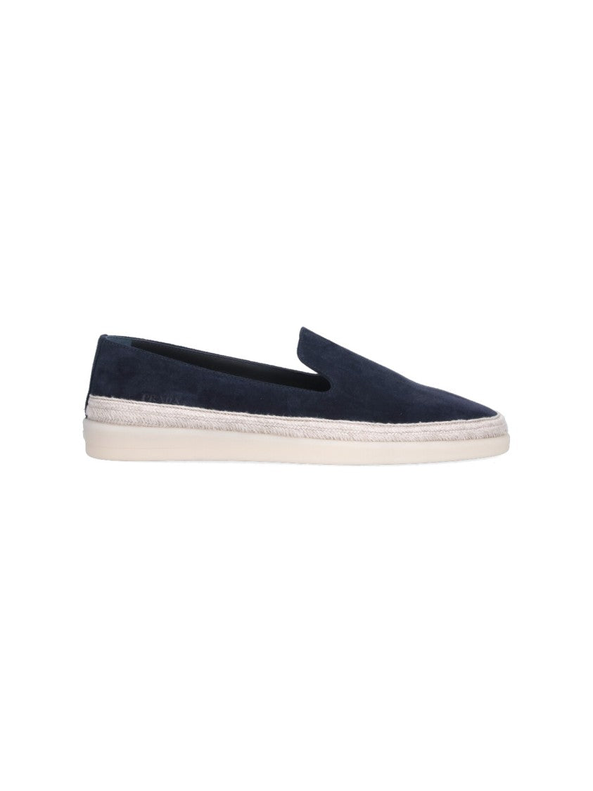 Prada Suede Espadrilles – Navy