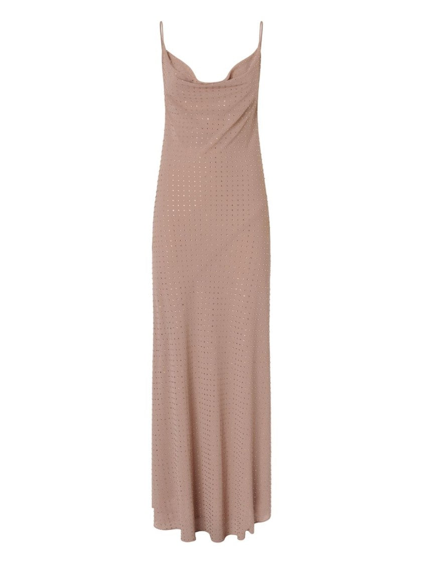 Pinko Midi Dress With Draped Neckline
