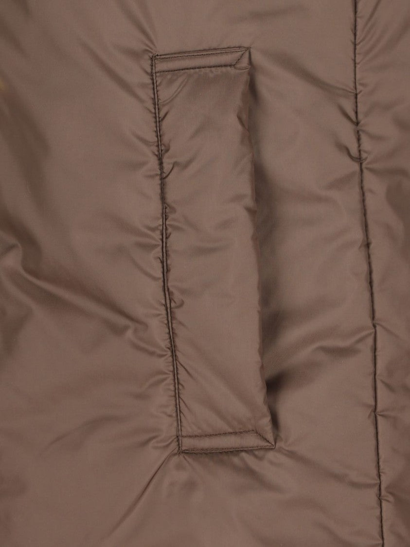 Max Mara Sleeveless Padded Jacket With High Collar