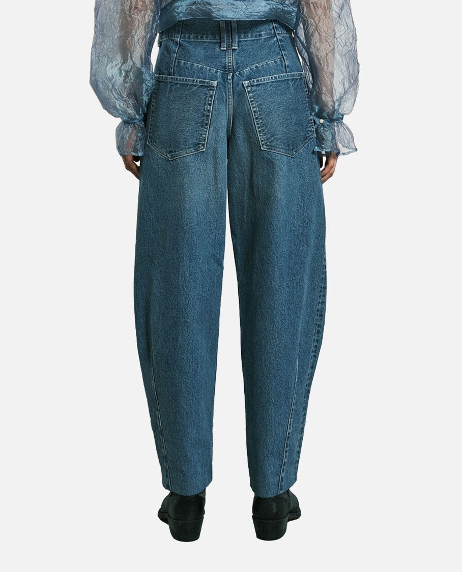 Tanaka Tapered Jean Trousers With High Waist