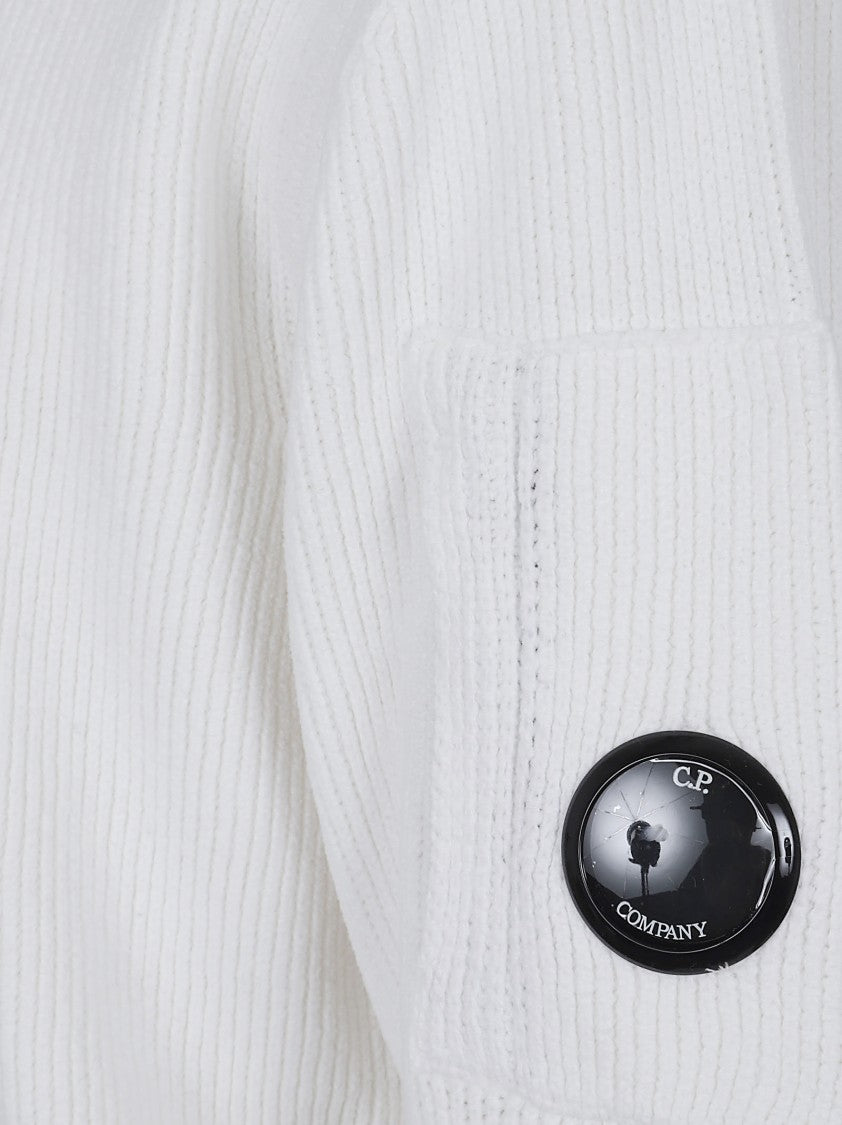 C.P. Company Knitwear Crew Neck In Chenille Cotton