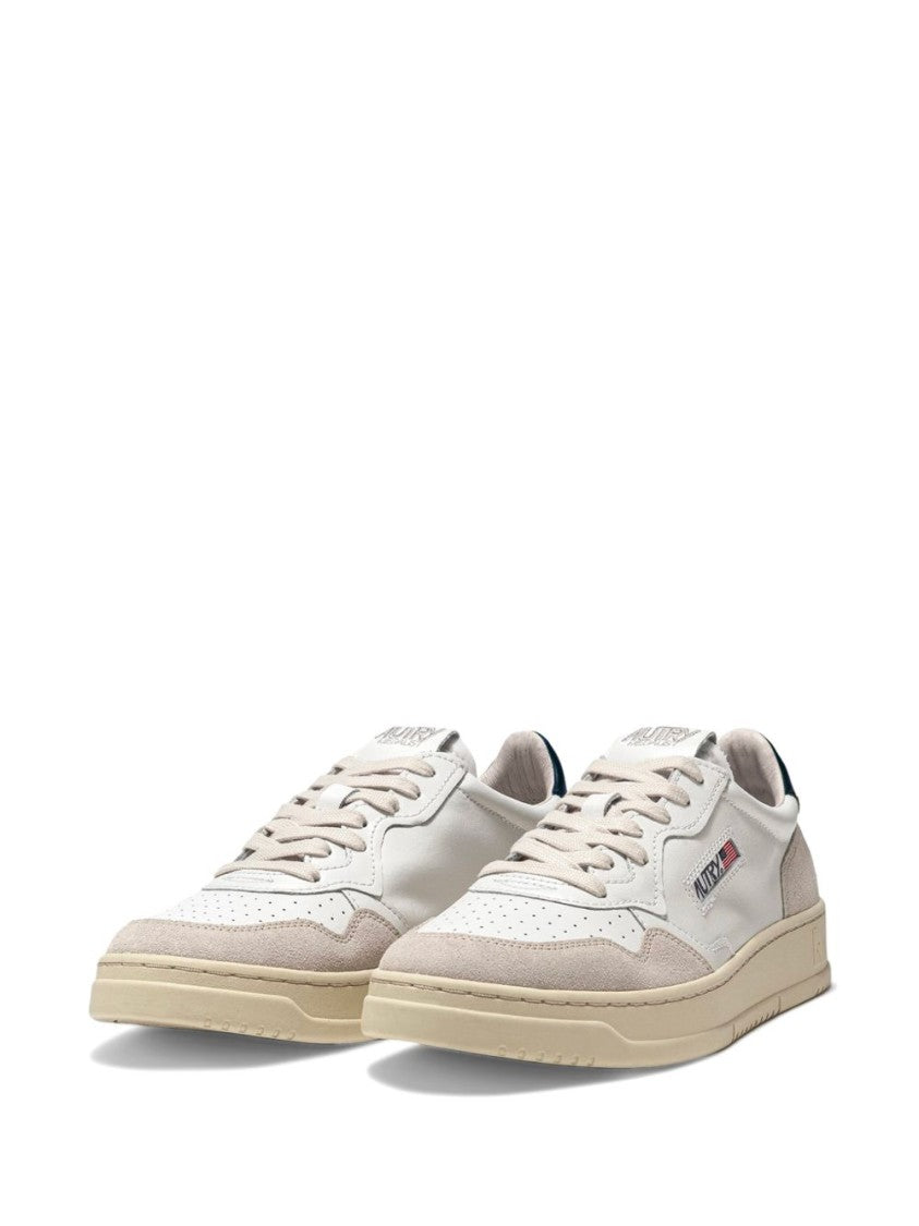 Autry Low-Top Sneakers With Smooth And Suede Leather Panels