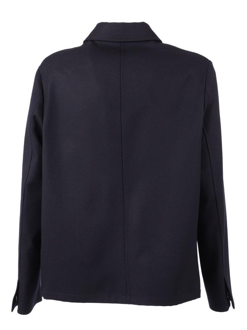 Slowear Zanone Classic Crew Neck Wool Sweater With Ribbed Cuffs And Hem