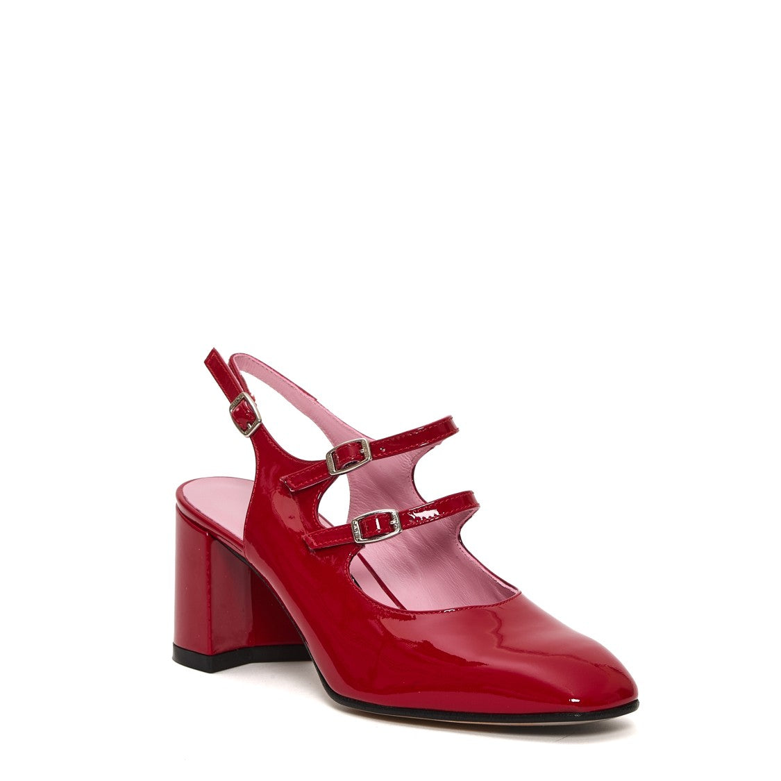 Carel Paris Vernice 60 Mm Red Patent Leather Slingback