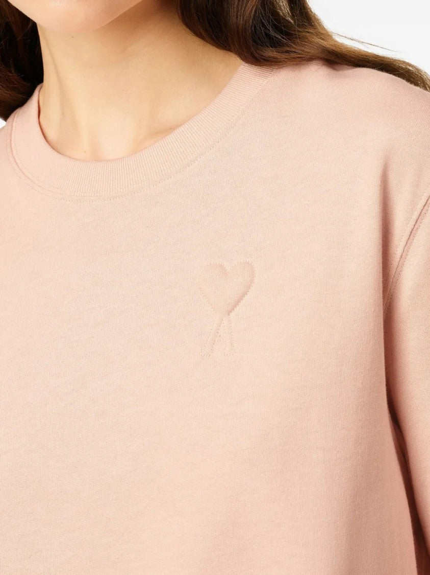 Ami Ami De Coeur-Motif Cotton T-Shirt