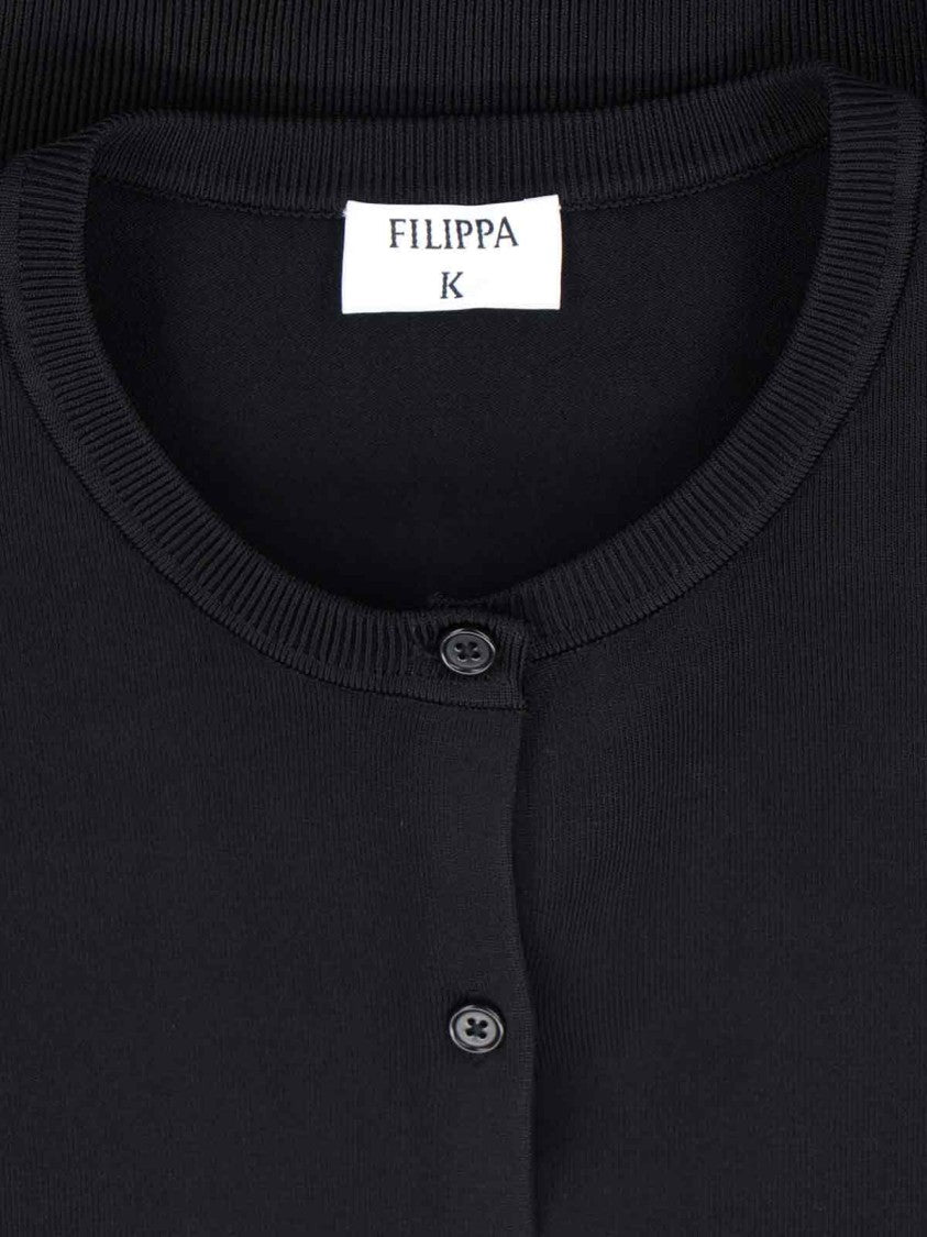 Filippa K "Glossy" Cardigan Black
