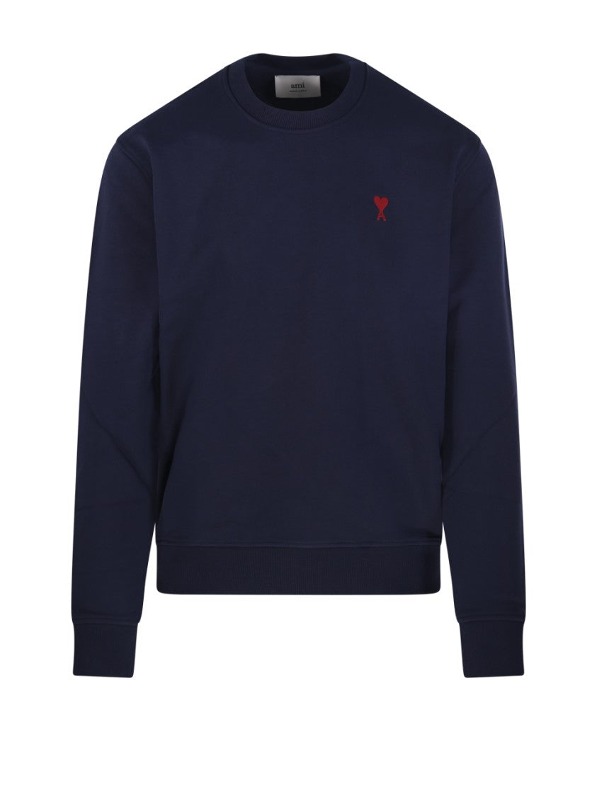 Ami Adc Round Neck Sweatshirt