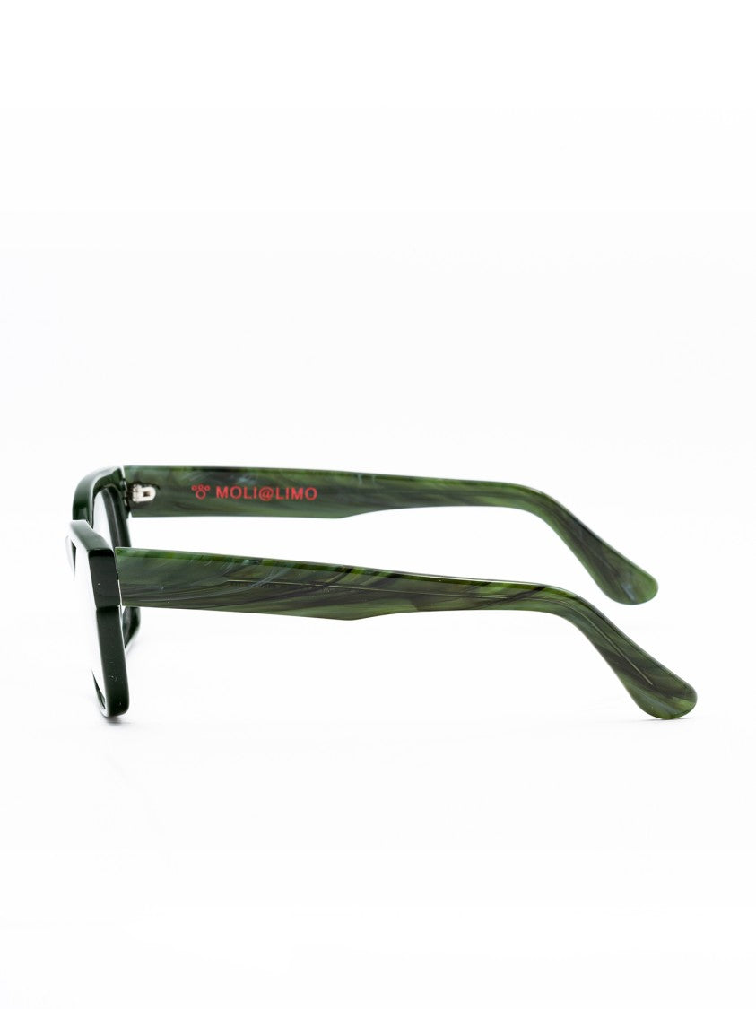 Moli@Limo Green Md107 Rectangular Acetate Frames