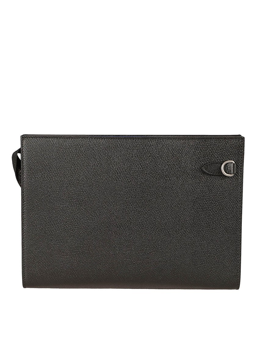 Valentino Garavani Structured Textured Leather Bag