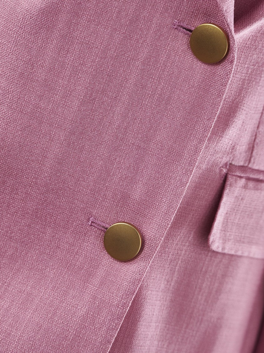 Tagliatore Double-Breasted Tailored Jacket With Gold-Tone Buttons