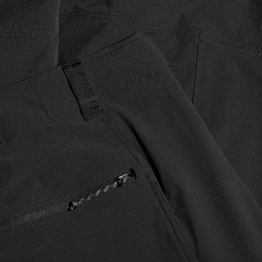 Mammut Streamlined Black Straight Pants With Zippered Pockets