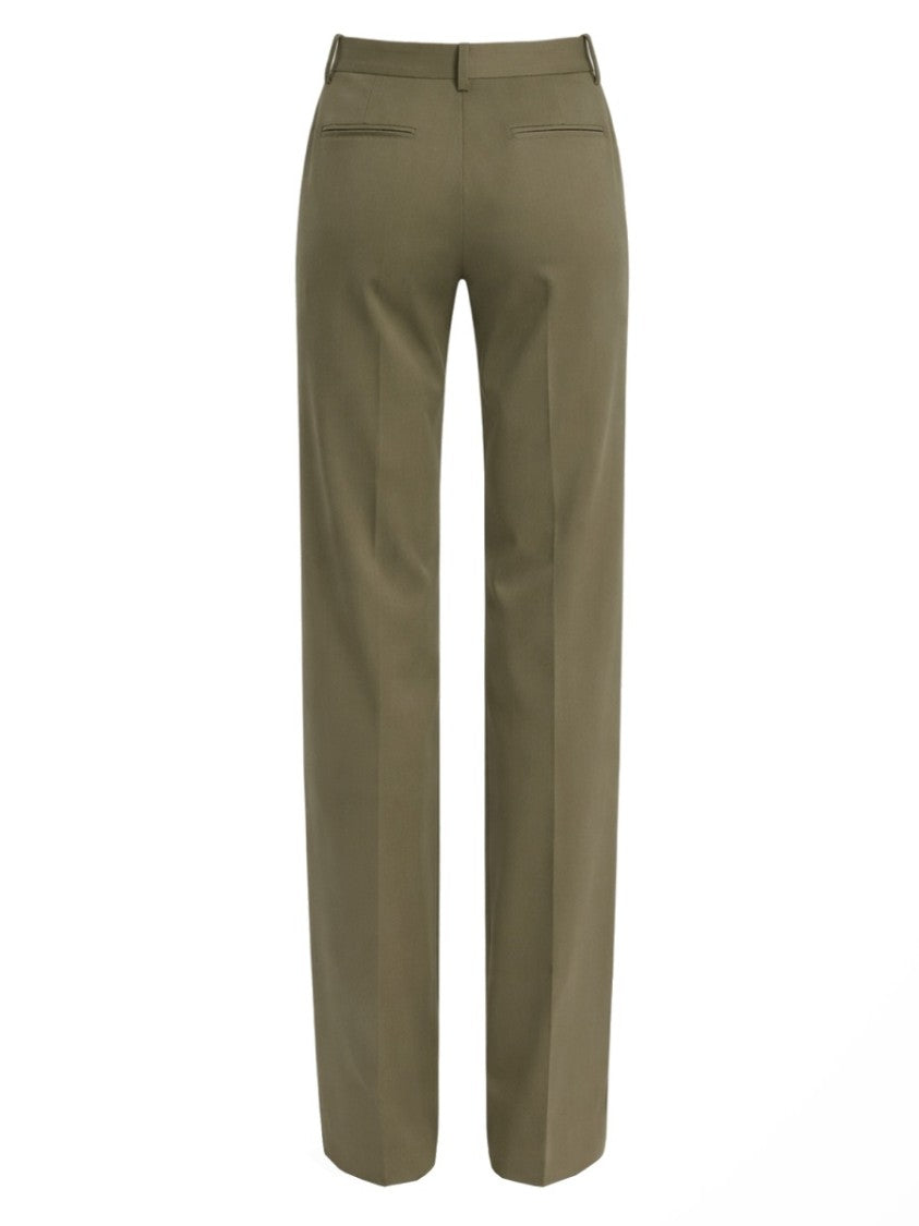 Victoria Beckham Mid-Rise Slight Wide Pants