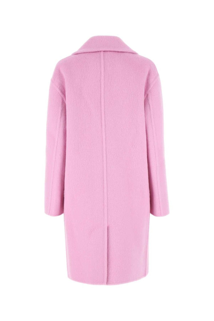 Bottega Veneta Pink Wool Blend Coat