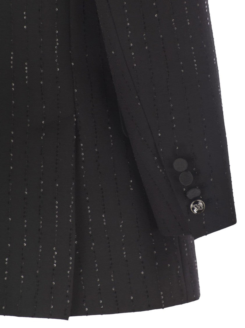 Max Mara Appia - Double-Breasted Blazer In Wool And Sequins