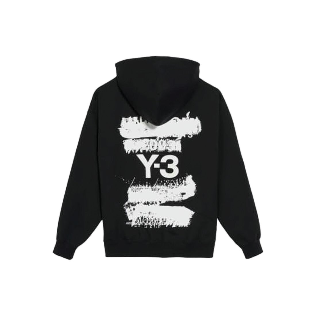 Y-3 Pullover Hoodie With Abstract Graphic Print