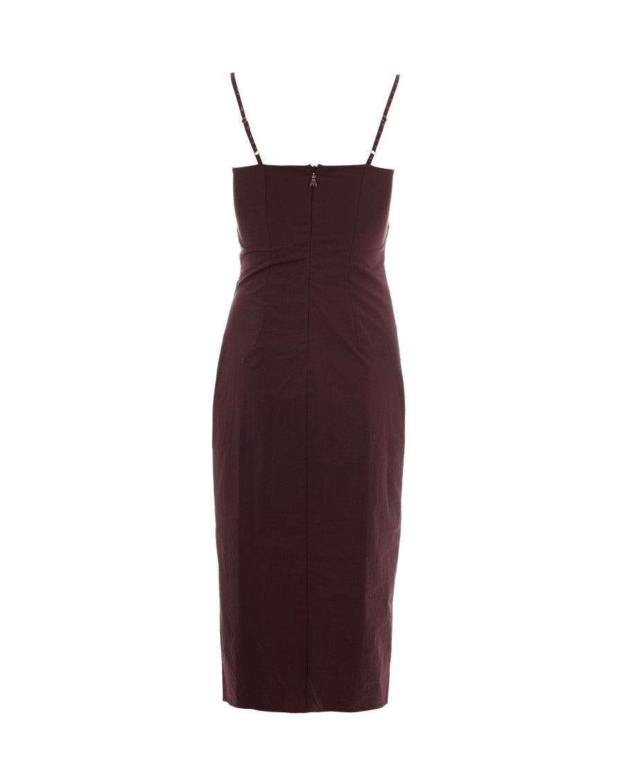 Patrizia Pepe Slim-Fit Bustier Dress In Stretch Cotton Poplin