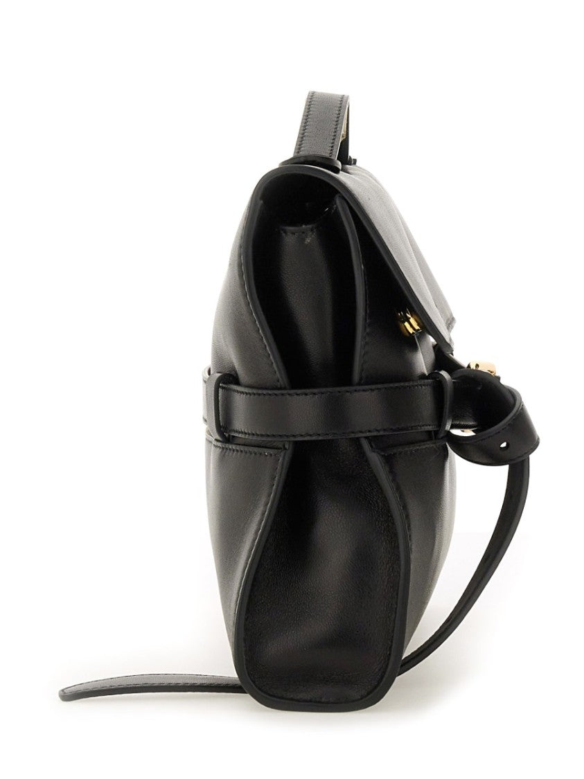 Moschino Nappa Leather "Tie Me" Clutch